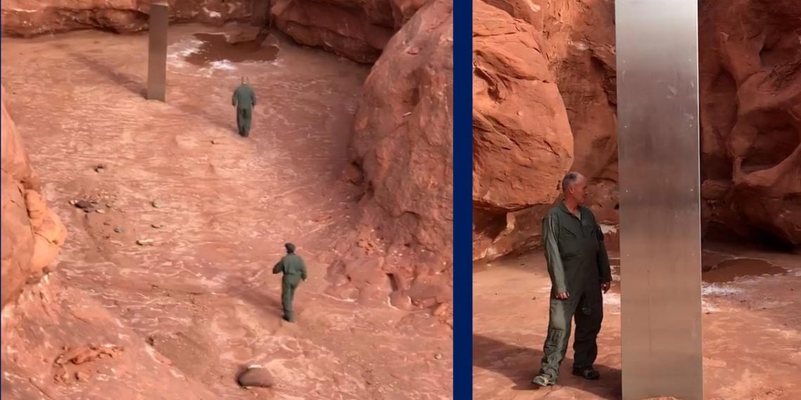 NEOBJAŠNJIVO?! MISTERIOZNI MONOLIT PRONAĐEN USRED PUSTINJE: Sličan je onom iz filma “Odiseja 2001”, viši od 3 metra skriven u crvenim stenama NE NALIKUJE NIČEMU U OKOLINI?!