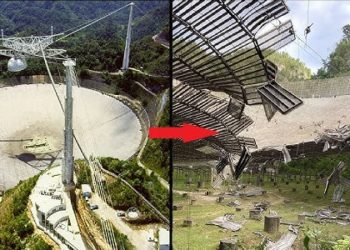 BRUKA! URUŠIO SE NAJPOZNATIJI TELESKOP NA ZEMLJI: Ikona potrage za vanzemaljcima Aresibo došao do kraja misije, poruka koju je poslao u svemir PUTOVAĆE DO CILJA 25.000 GODINA!