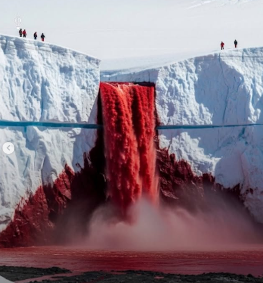MISTERIJA KRVAVOG VODOPADA VIŠE TO NIJE?! Fenomen postoji još na Jupiteru i Saturnu i u najhladnijem i najsurovijem kraju Zemlje (VIDEO)